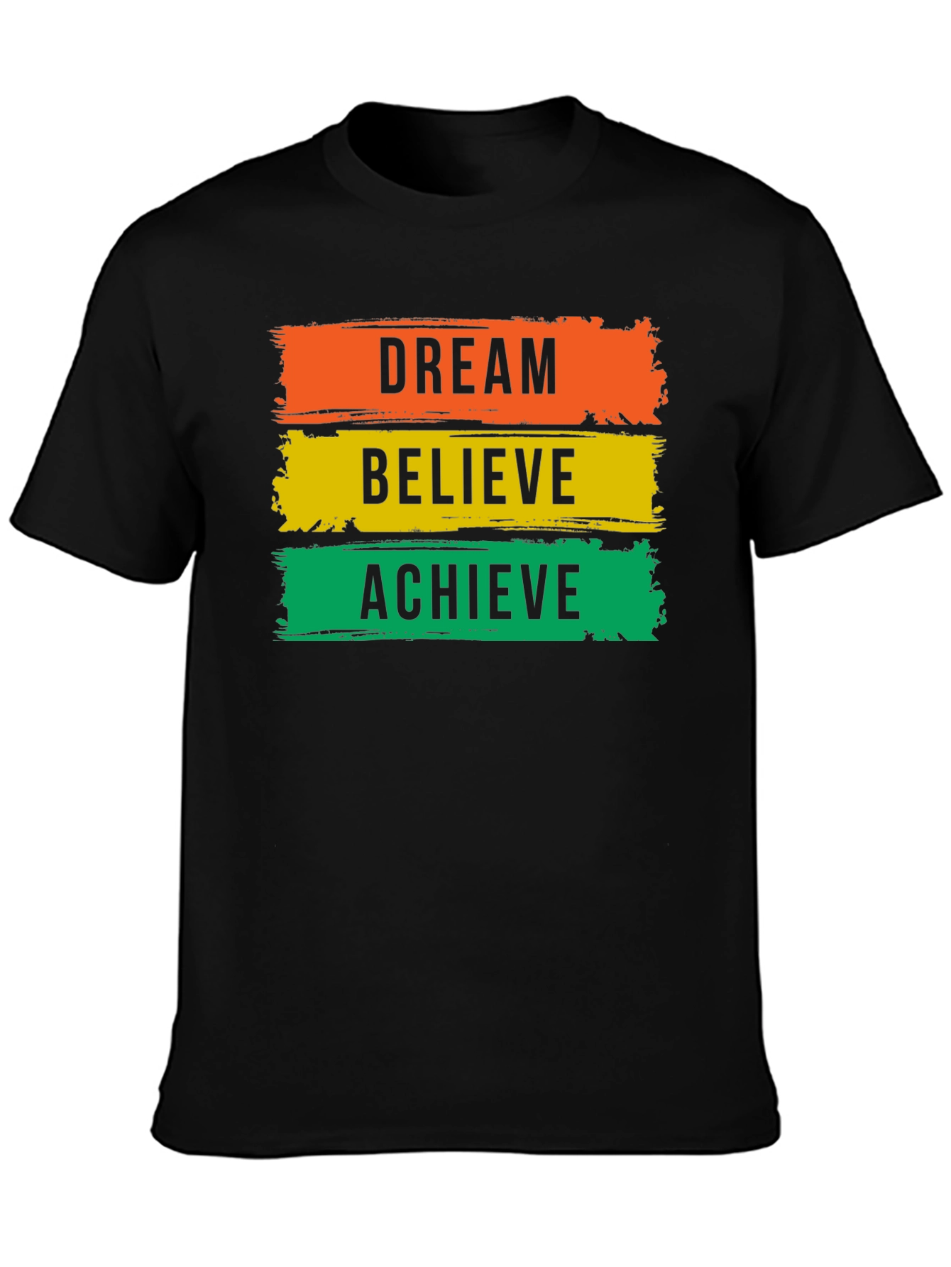 Dream Believe Achieve Graphic Tee - Inspirational T-Shirt