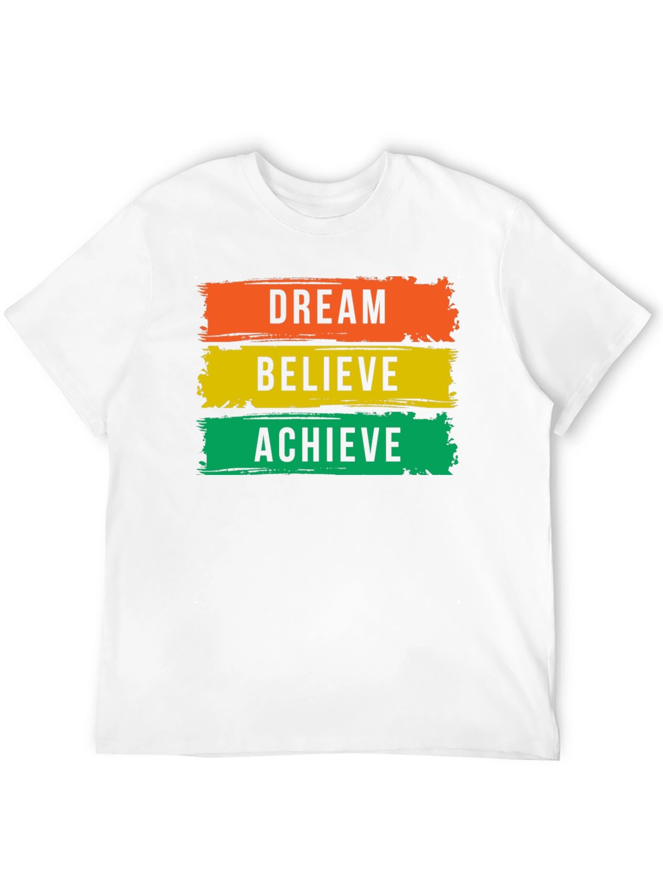 Dream Believe Achieve Graphic Tee - Inspirational T-Shirt