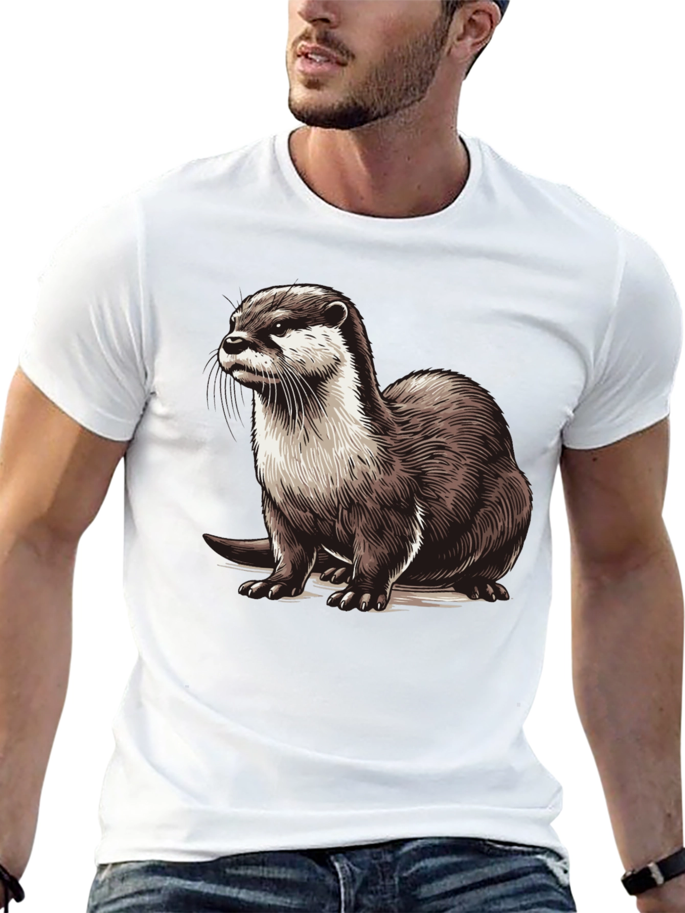 Otter Graphic Print T-Shirt