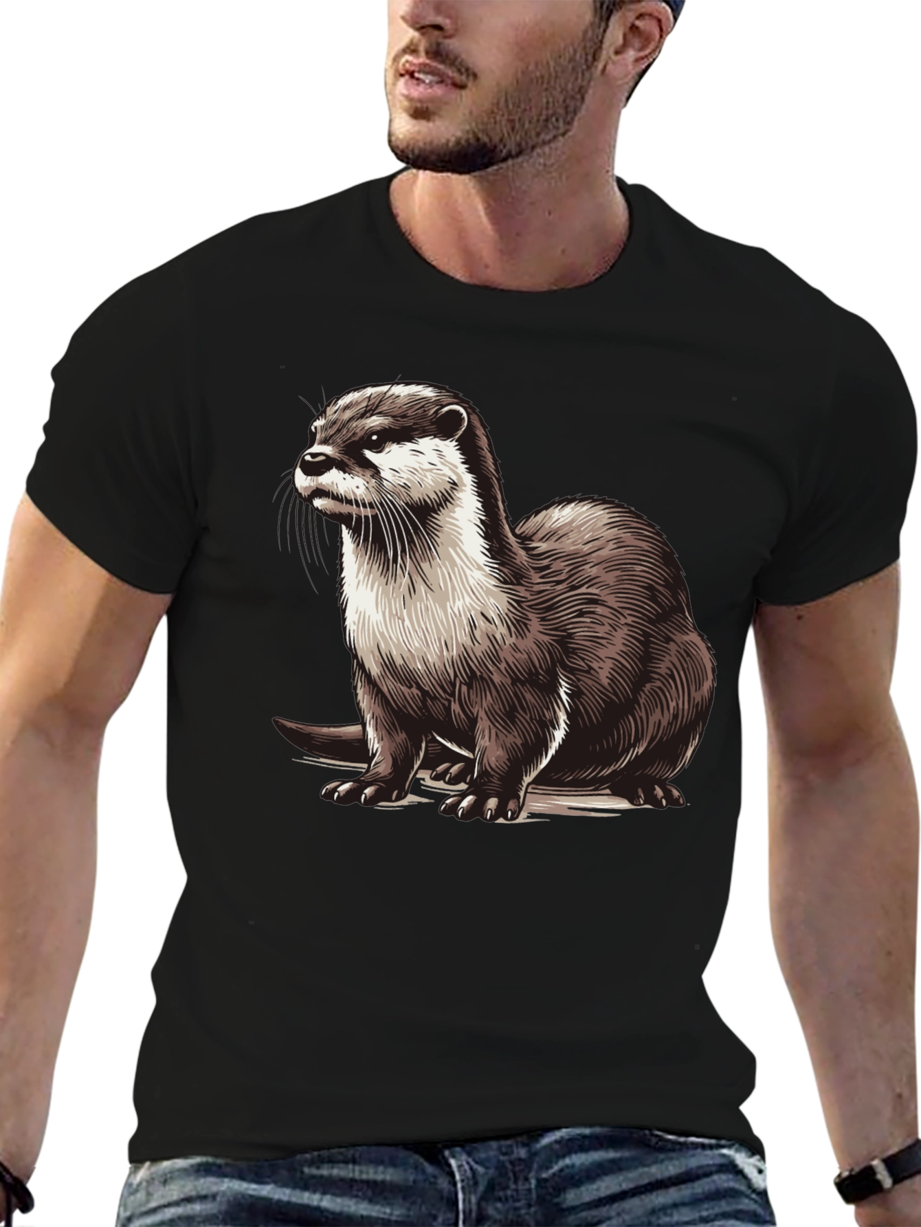 Otter Graphic Print T-Shirt