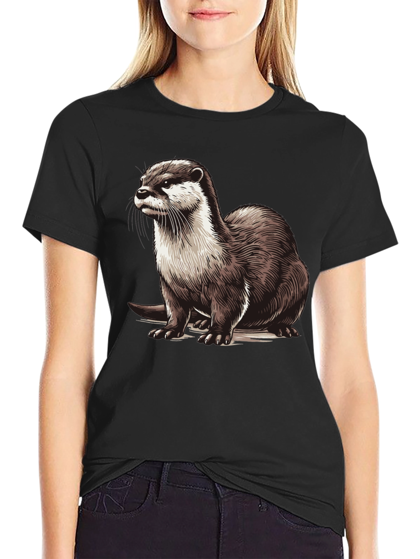 Otter Graphic Print T-Shirt