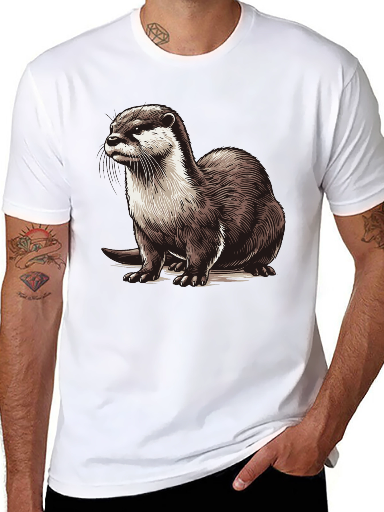 Otter Graphic Print T-Shirt