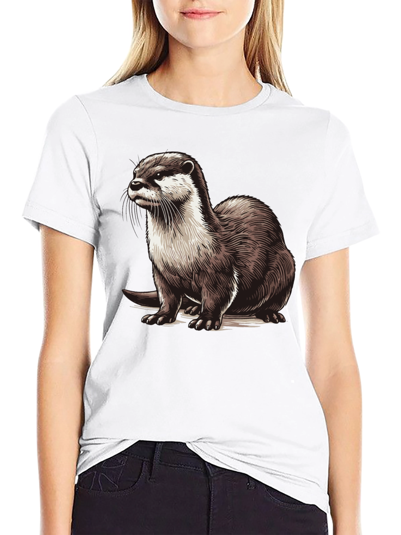Otter Graphic Print T-Shirt