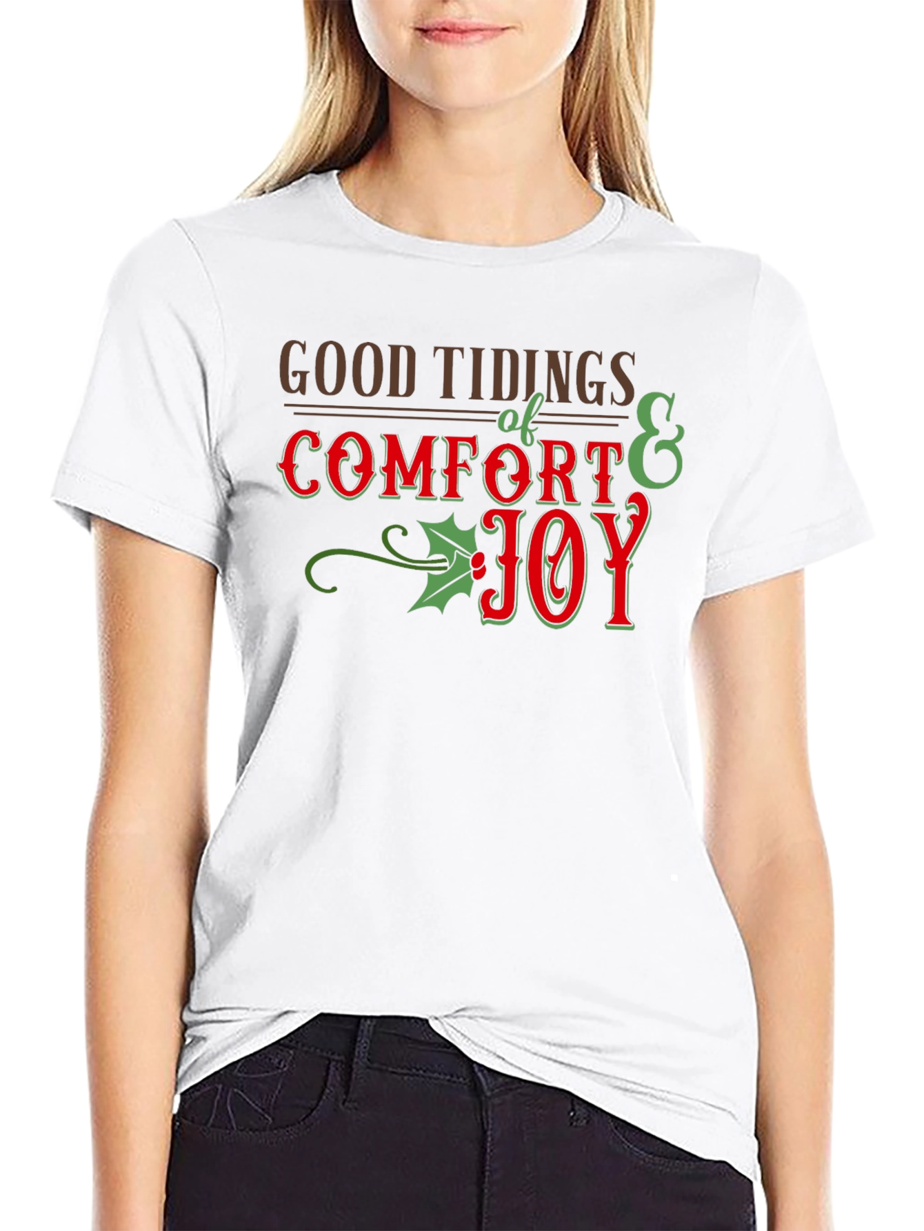 Good Tidings Comfort Joy Holiday T-Shirt
