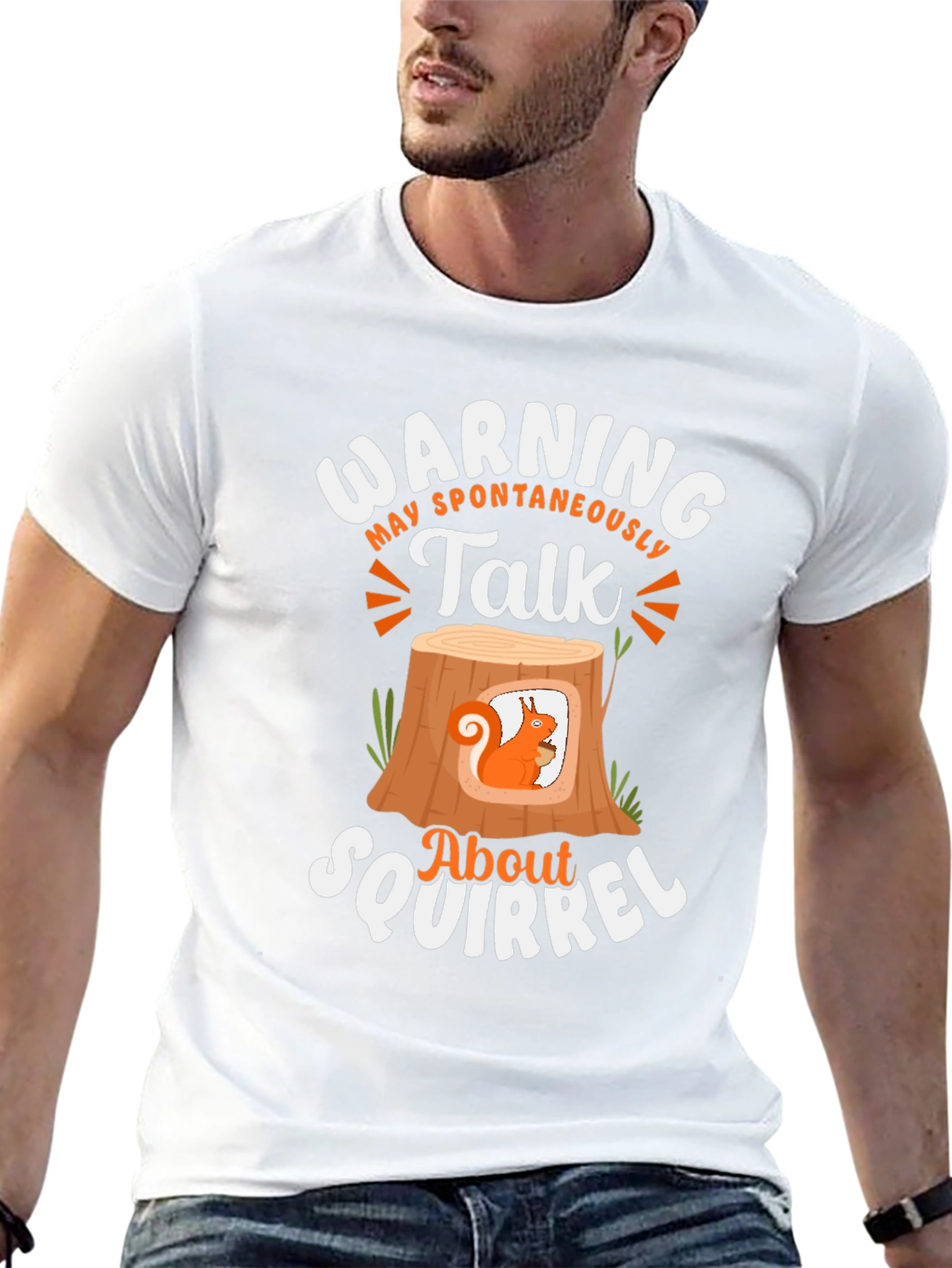 Warning Spontaneous Squirrel Talk T-Shirt