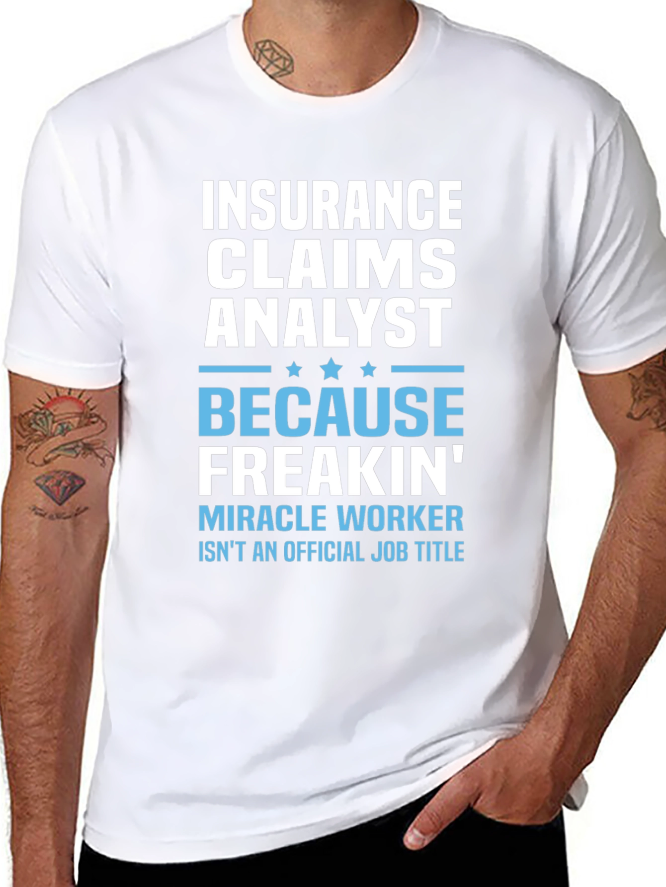 Insurance Claims Analyst T-Shirt - Funny Job Title Tee