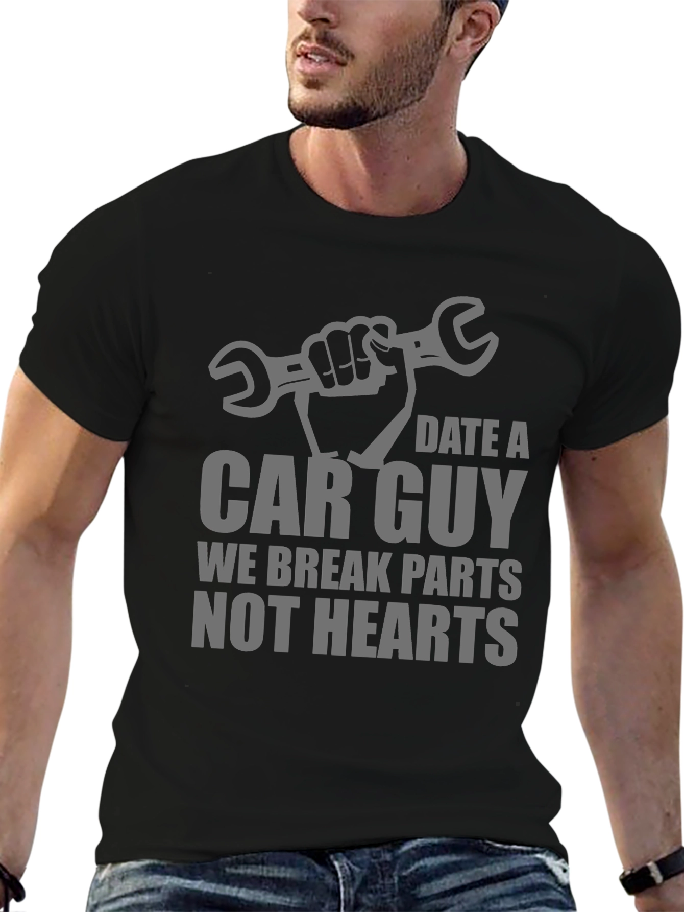 Date a Car Guy Graphic T-Shirt