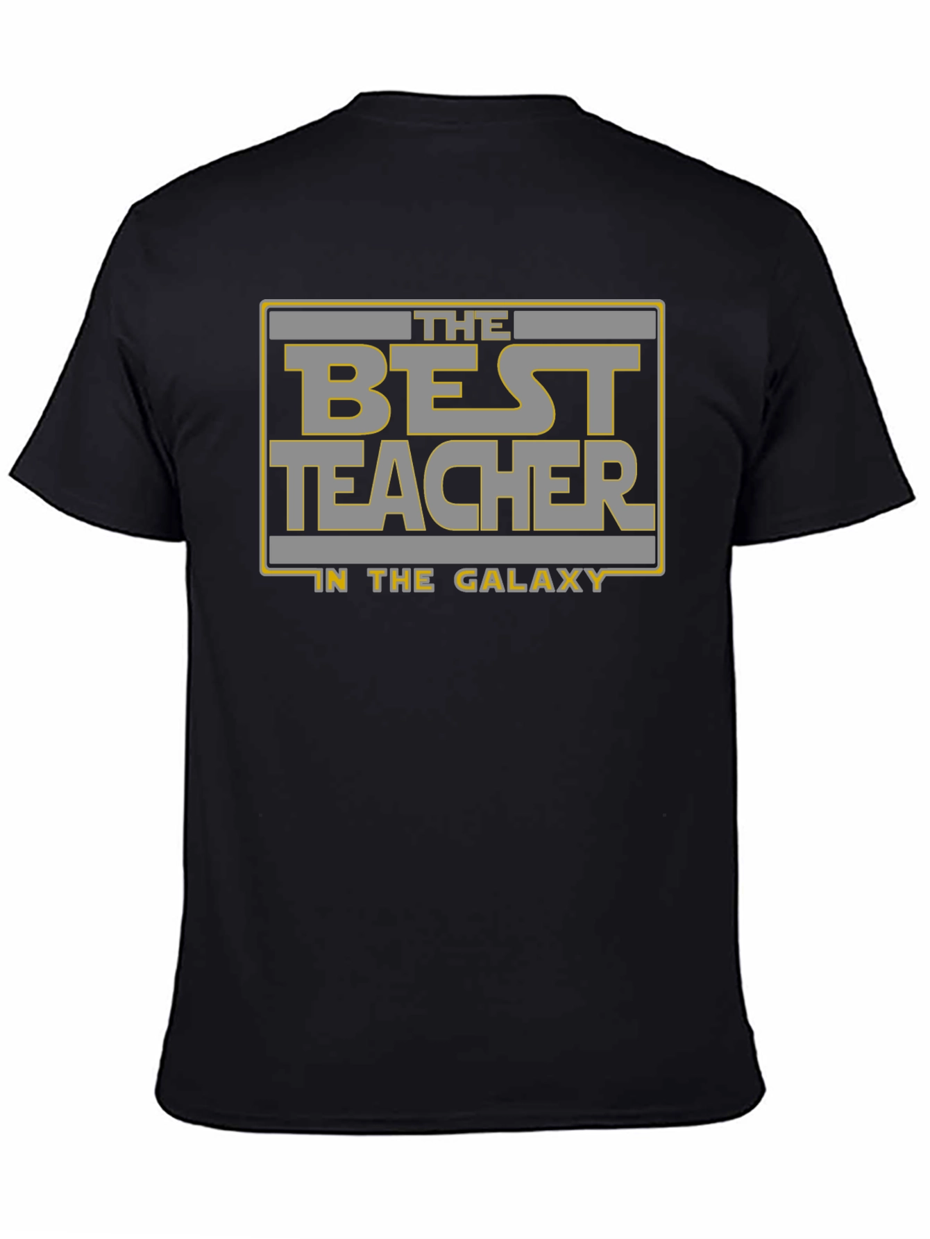 Best Teacher in the Galaxy Black Graphic T-Shirt