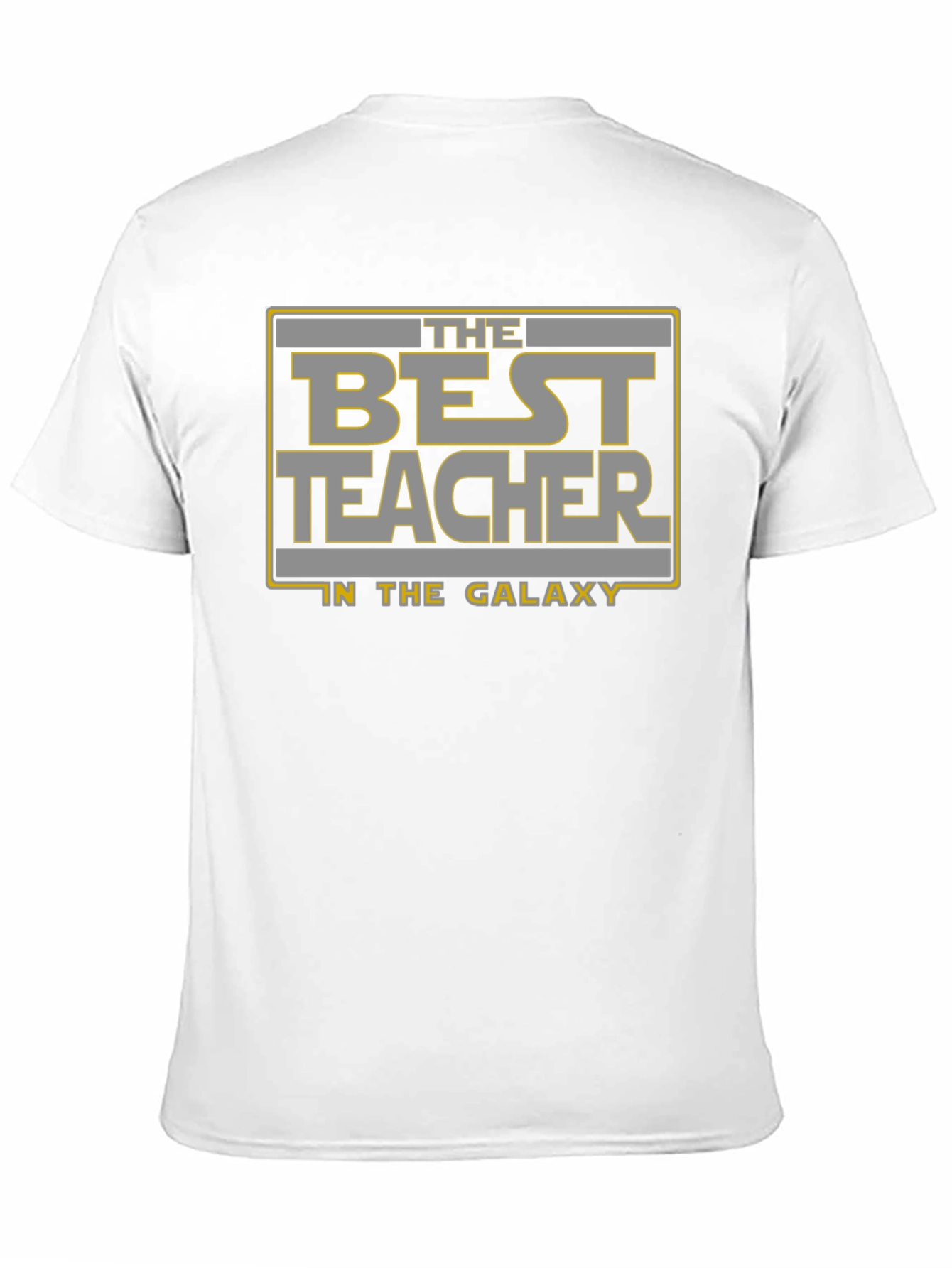 Best Teacher in the Galaxy Black Graphic T-Shirt