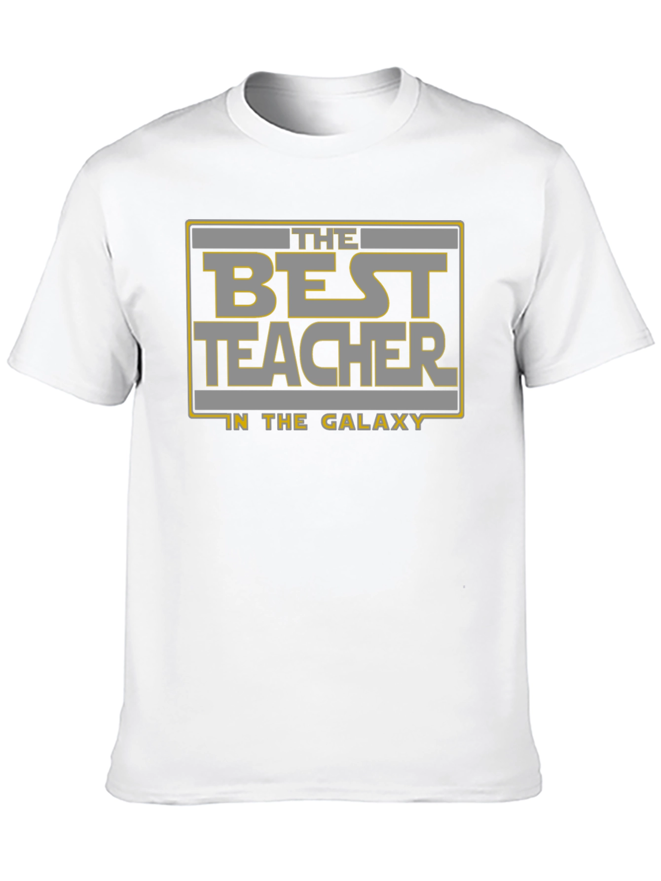 Best Teacher in the Galaxy Black Graphic T-Shirt