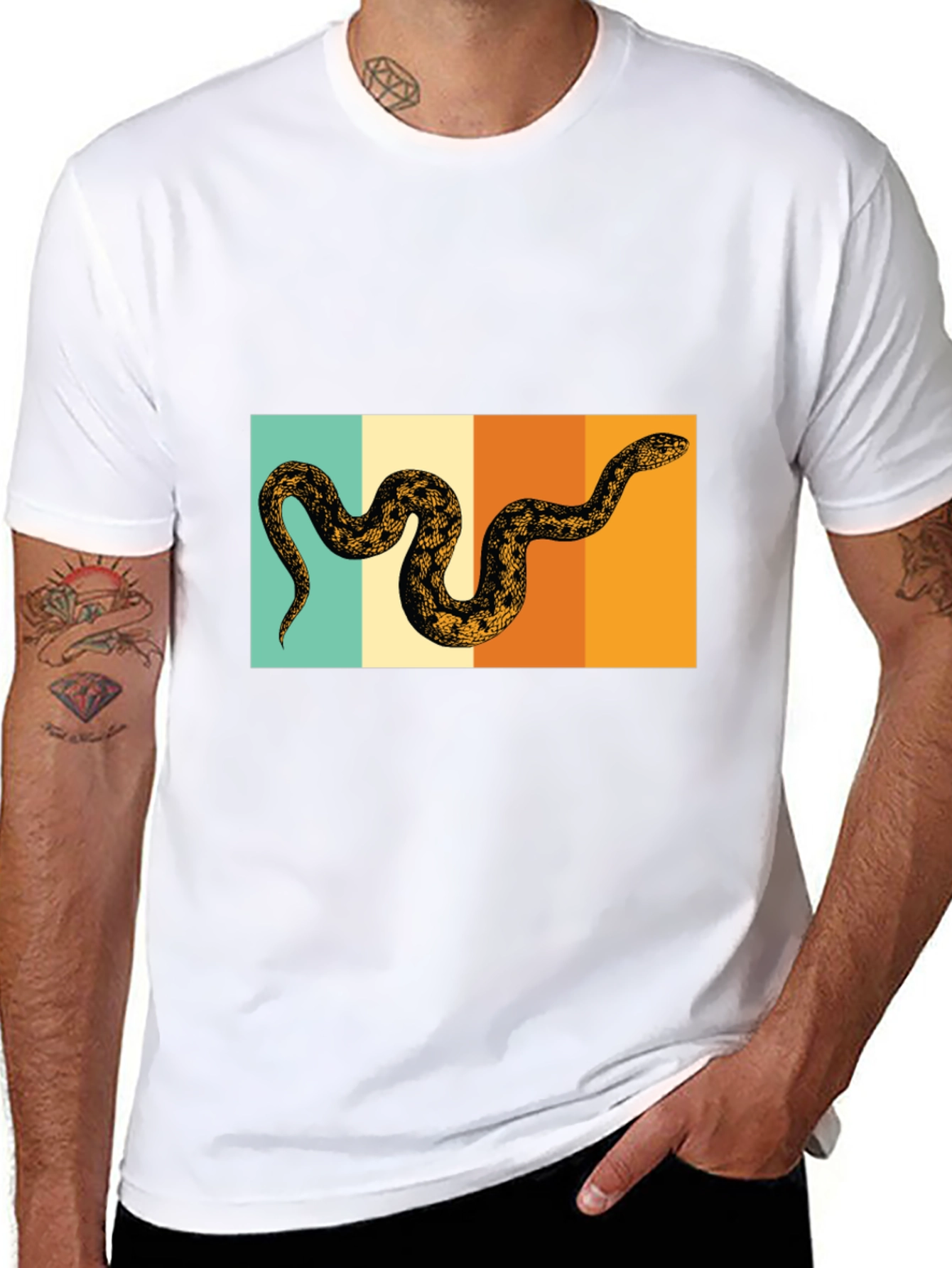 Retro Snake Graphic Tee