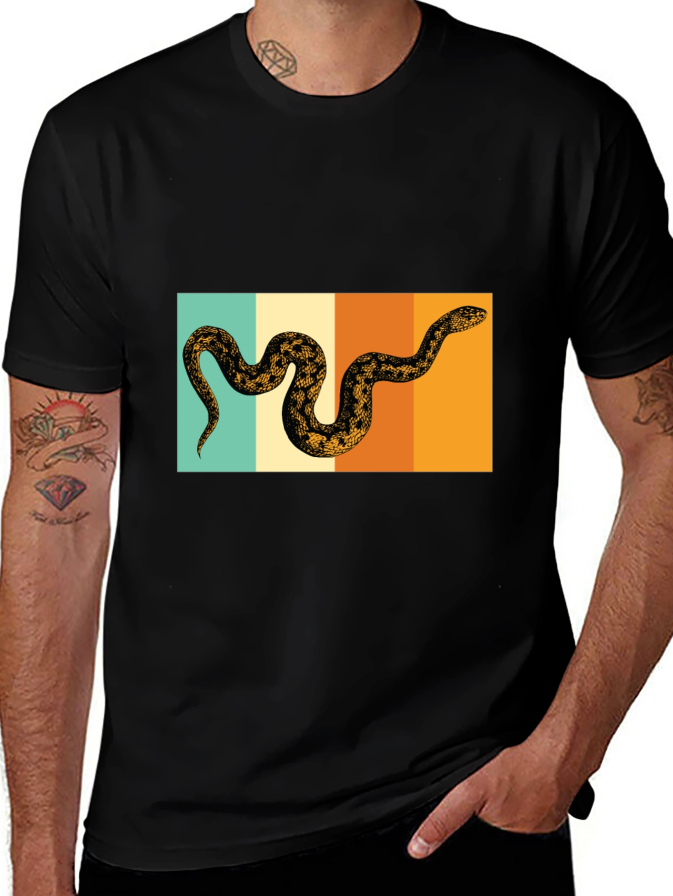 Retro Snake Graphic Tee