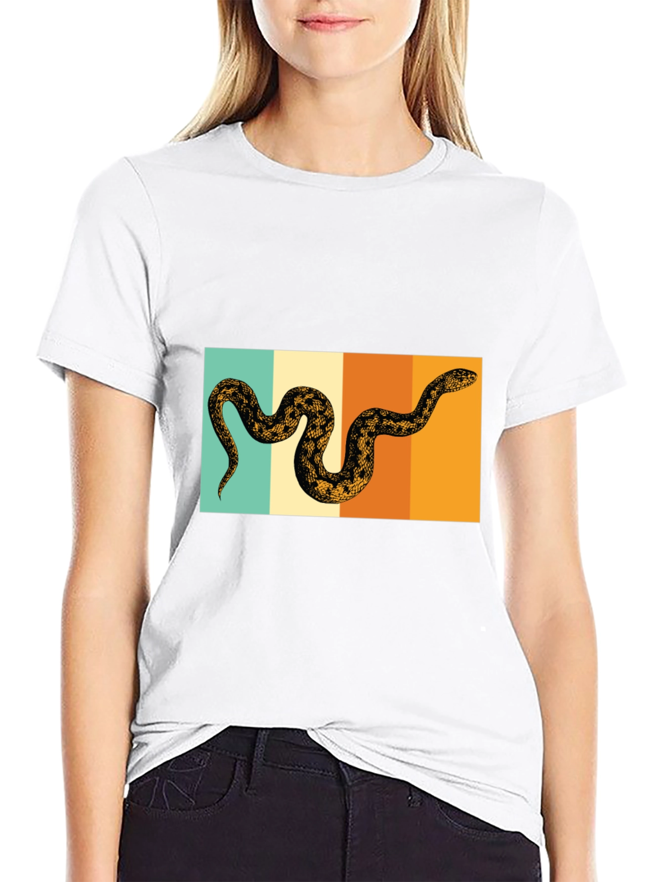 Retro Snake Graphic Tee