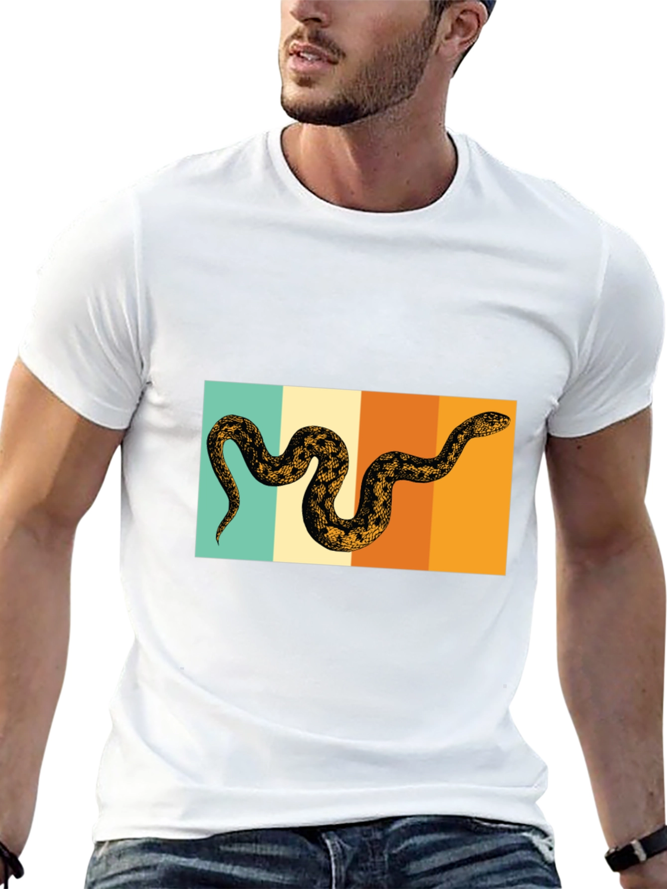 Retro Snake Graphic Tee
