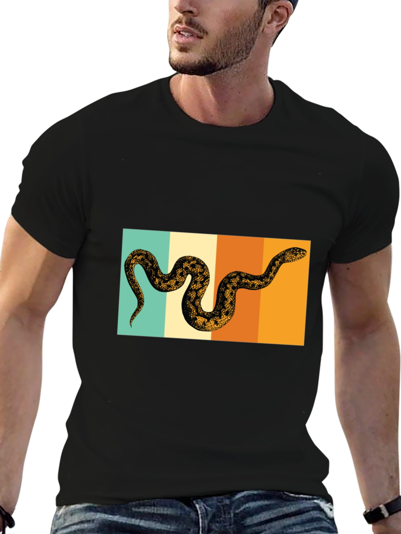 Retro Snake Graphic Tee