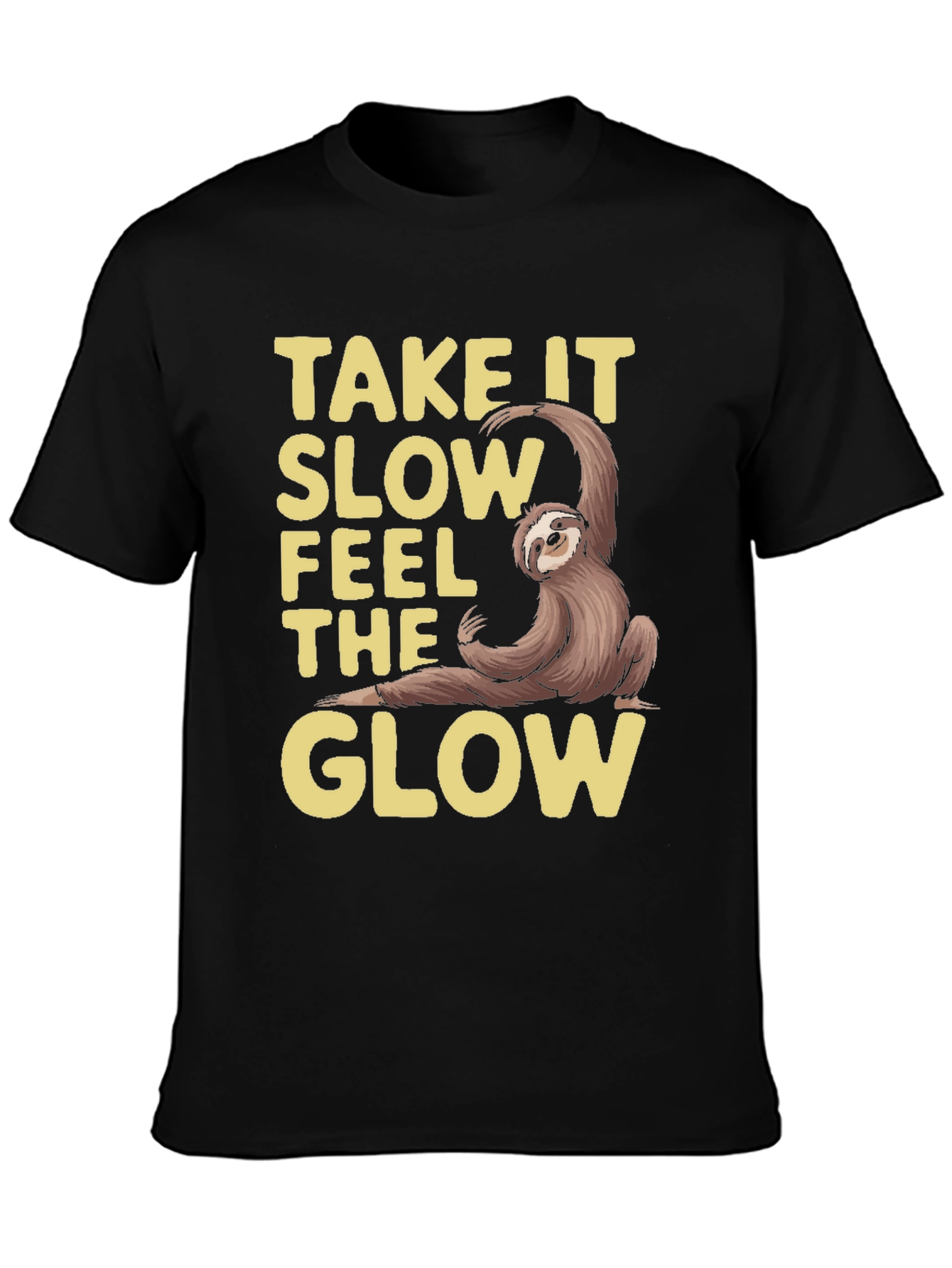 Take It Slow Sloth Graphic Tee - Relaxed Fit