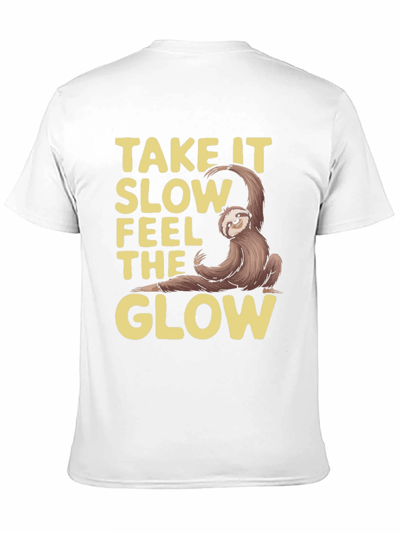 Take It Slow Sloth Graphic Tee - Relaxed Fit