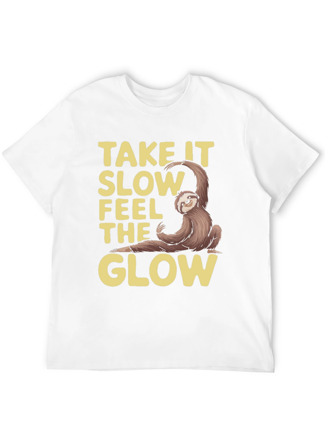 Take It Slow Sloth Graphic Tee - Relaxed Fit