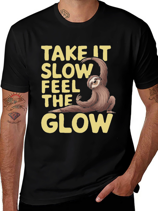 Take It Slow Sloth Graphic Tee - Relaxed Fit