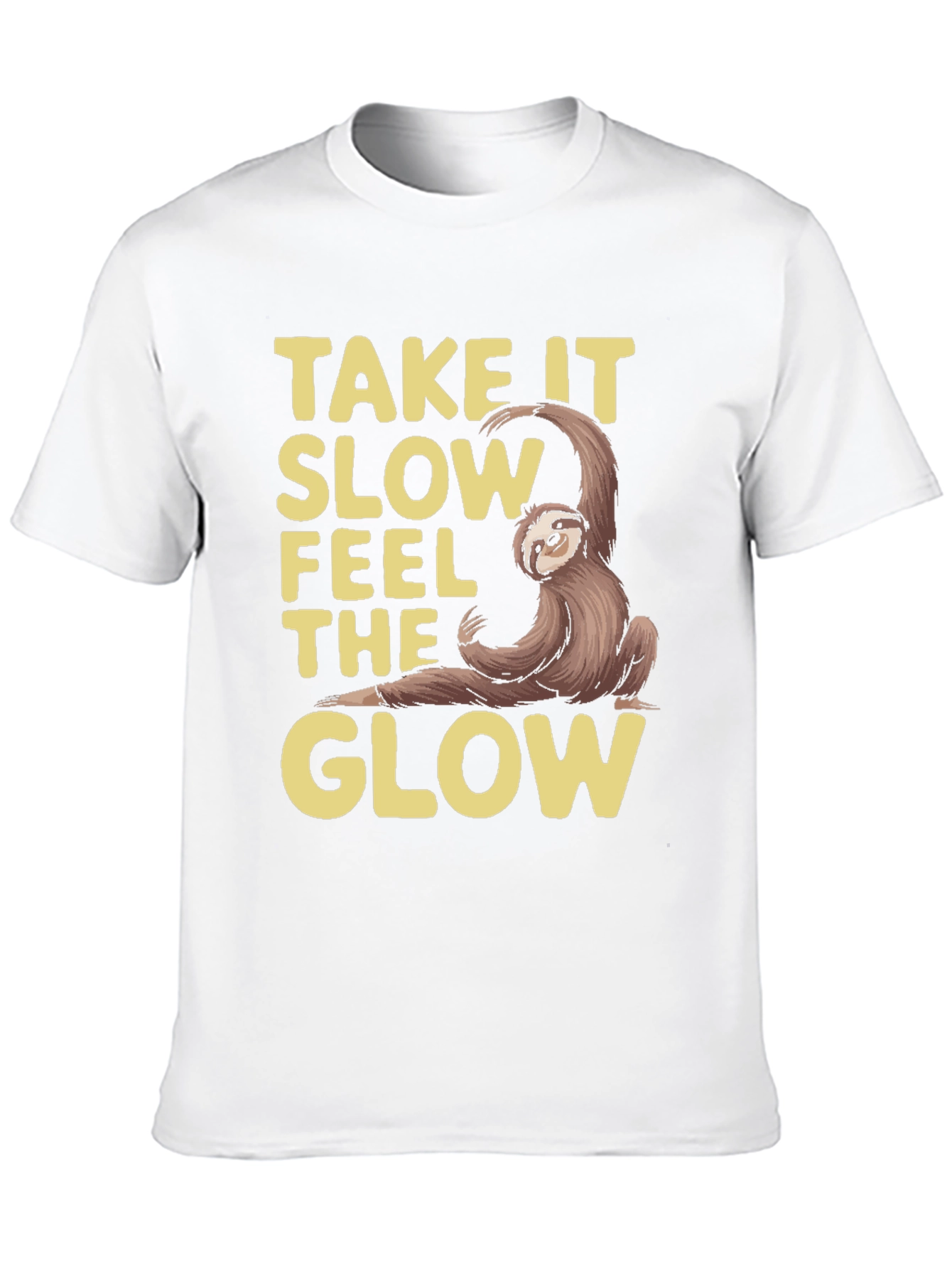 Take It Slow Sloth Graphic Tee - Relaxed Fit