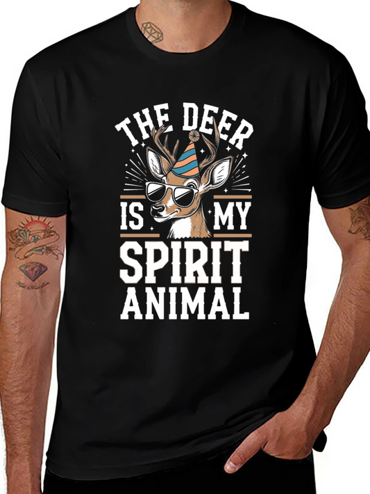 Deer Spirit Animal Graphic T-Shirt