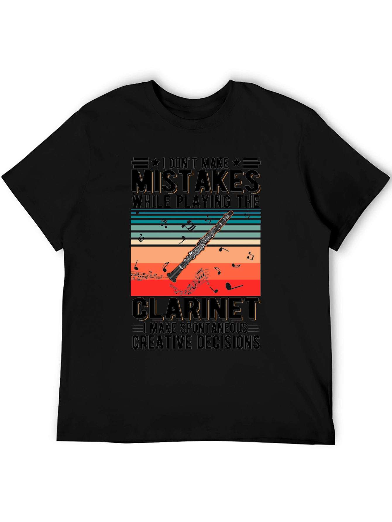 Clarinet Player T-Shirt - Spontaneous Creative Decisions