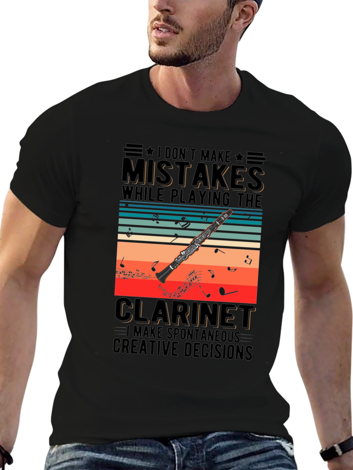 Clarinet Player T-Shirt - Spontaneous Creative Decisions