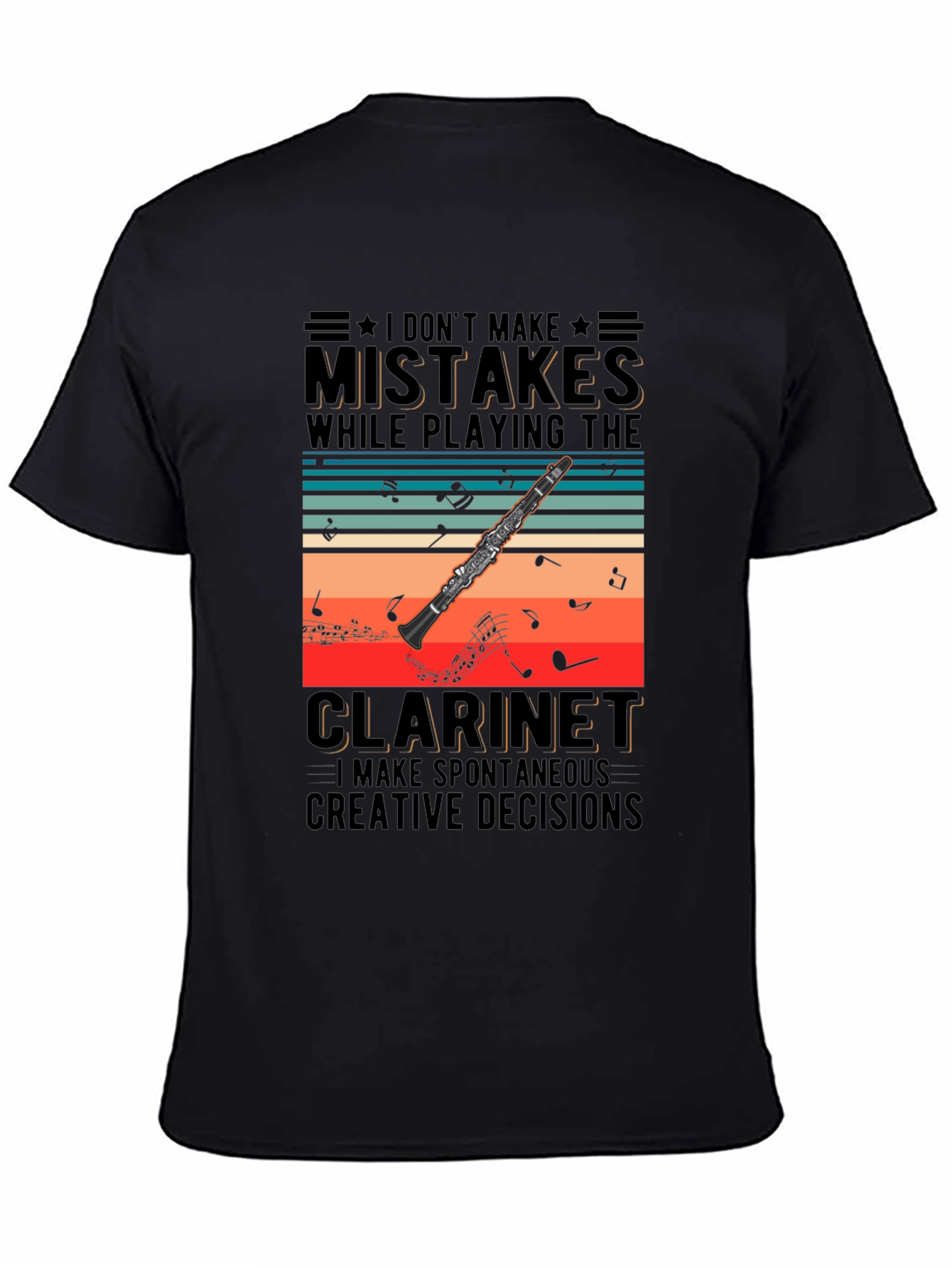 Clarinet Player T-Shirt - Spontaneous Creative Decisions