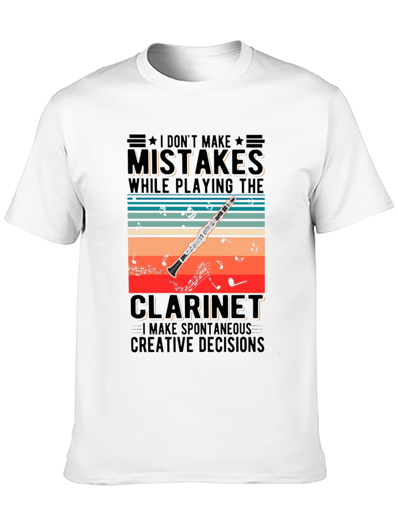 Clarinet Player T-Shirt - Spontaneous Creative Decisions
