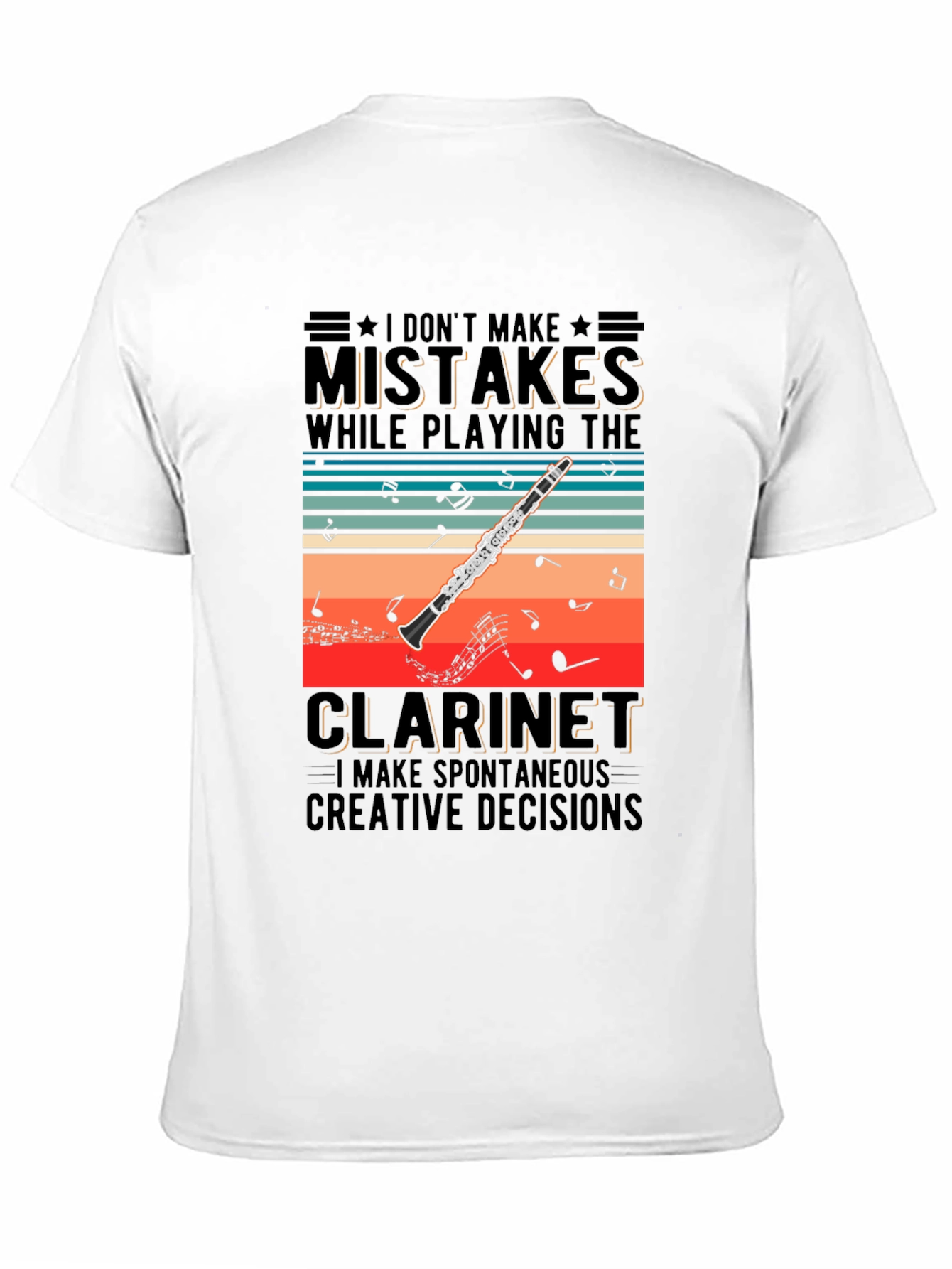 Clarinet Player T-Shirt - Spontaneous Creative Decisions
