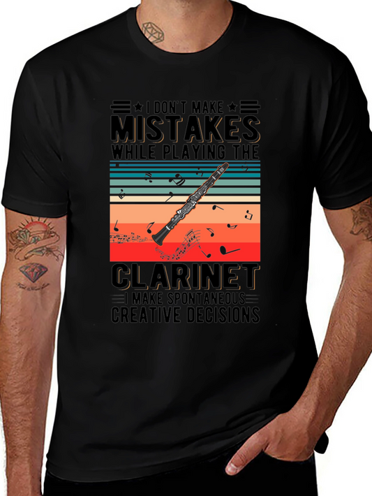 Clarinet Player T-Shirt - Spontaneous Creative Decisions