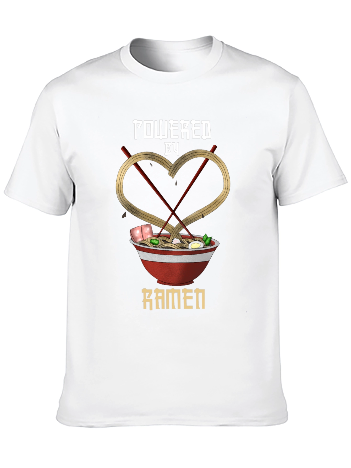 Powered by Ramen Graphic Tee - Unisex Black T-Shirt