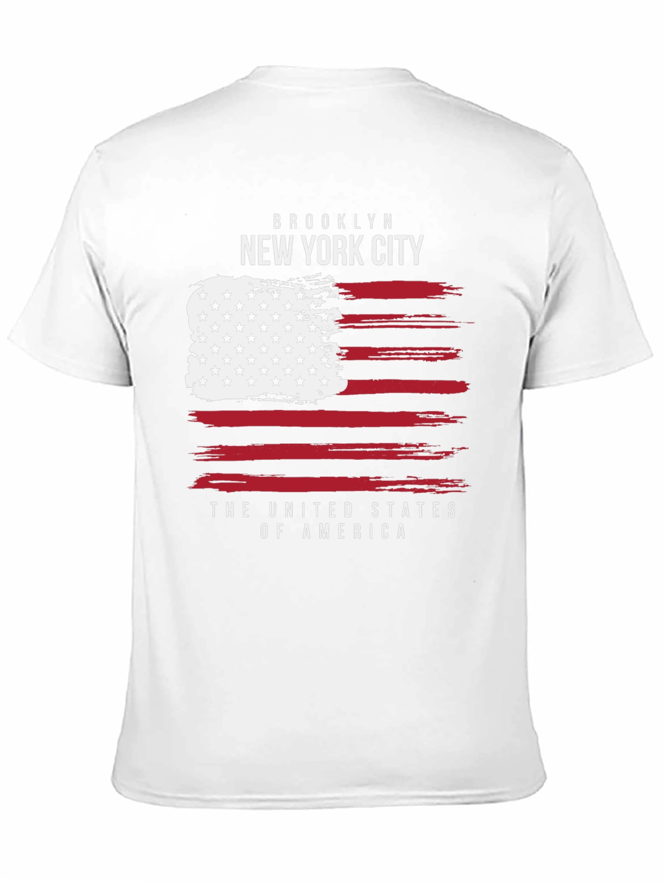 Brooklyn New York City Patriotic USA Flag T-Shirt