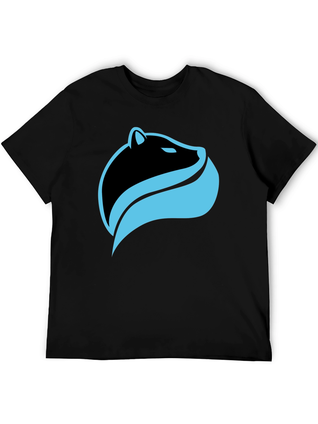 Modern Animal Logo Black T-Shirt