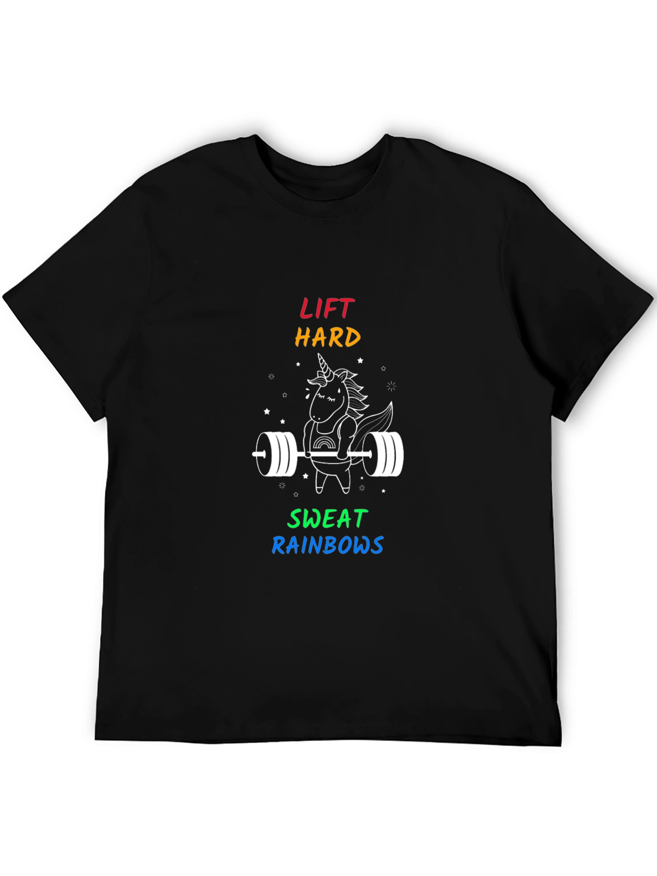 Lift Hard Sweat Rainbows T-Shirt