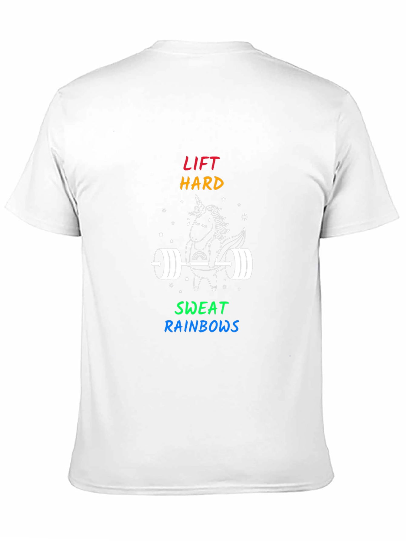 Lift Hard Sweat Rainbows T-Shirt