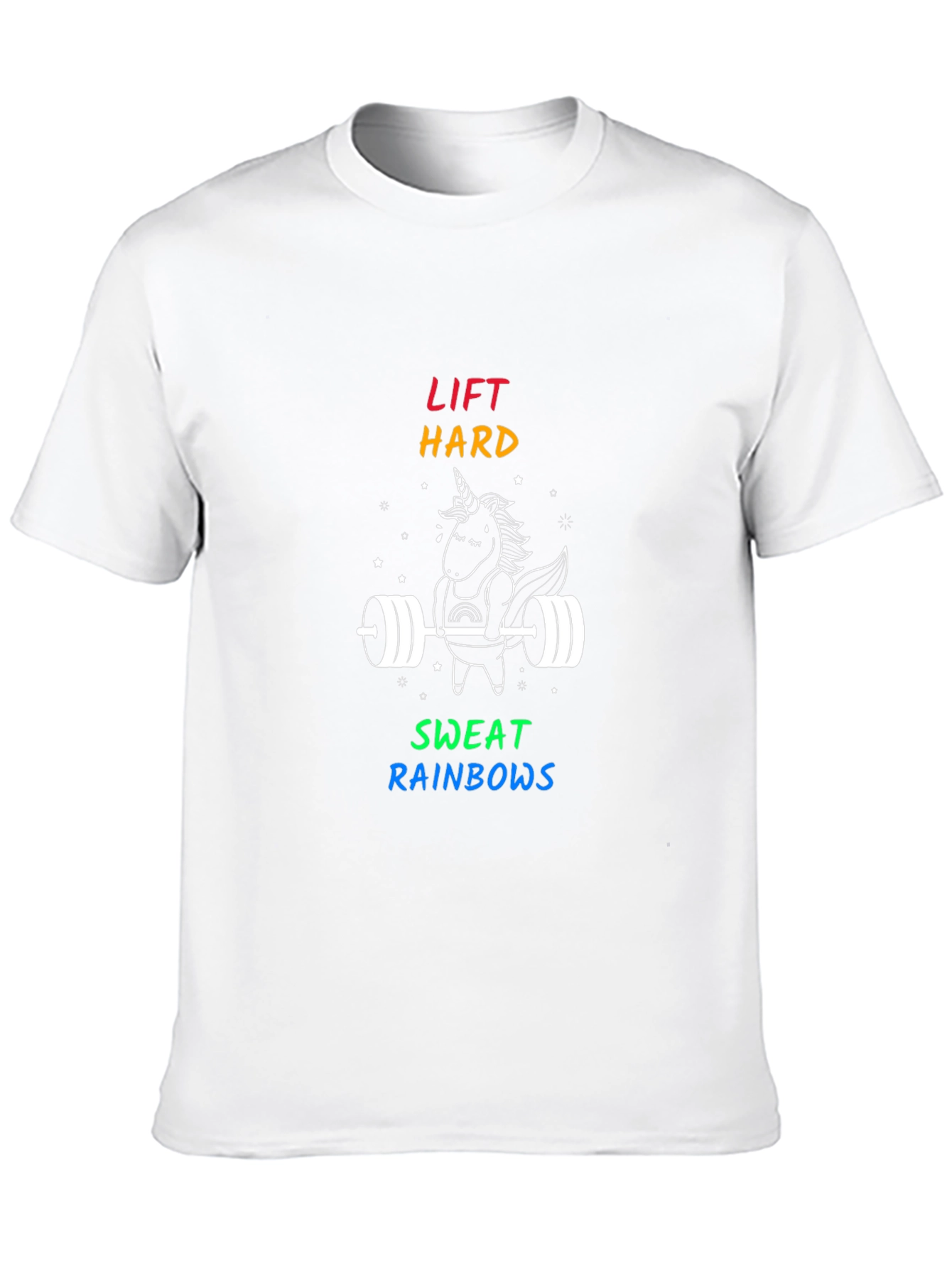 Lift Hard Sweat Rainbows T-Shirt
