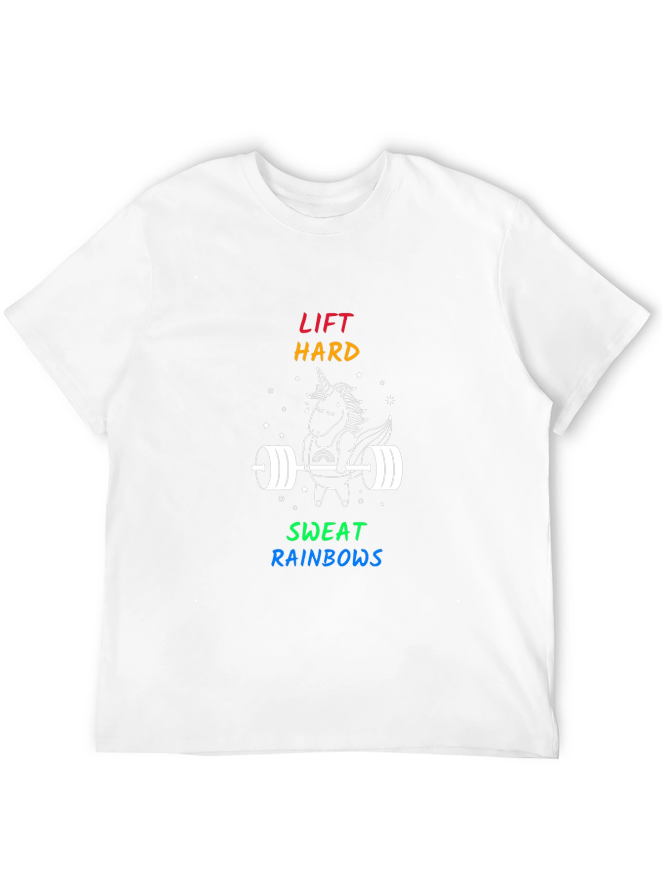 Lift Hard Sweat Rainbows T-Shirt