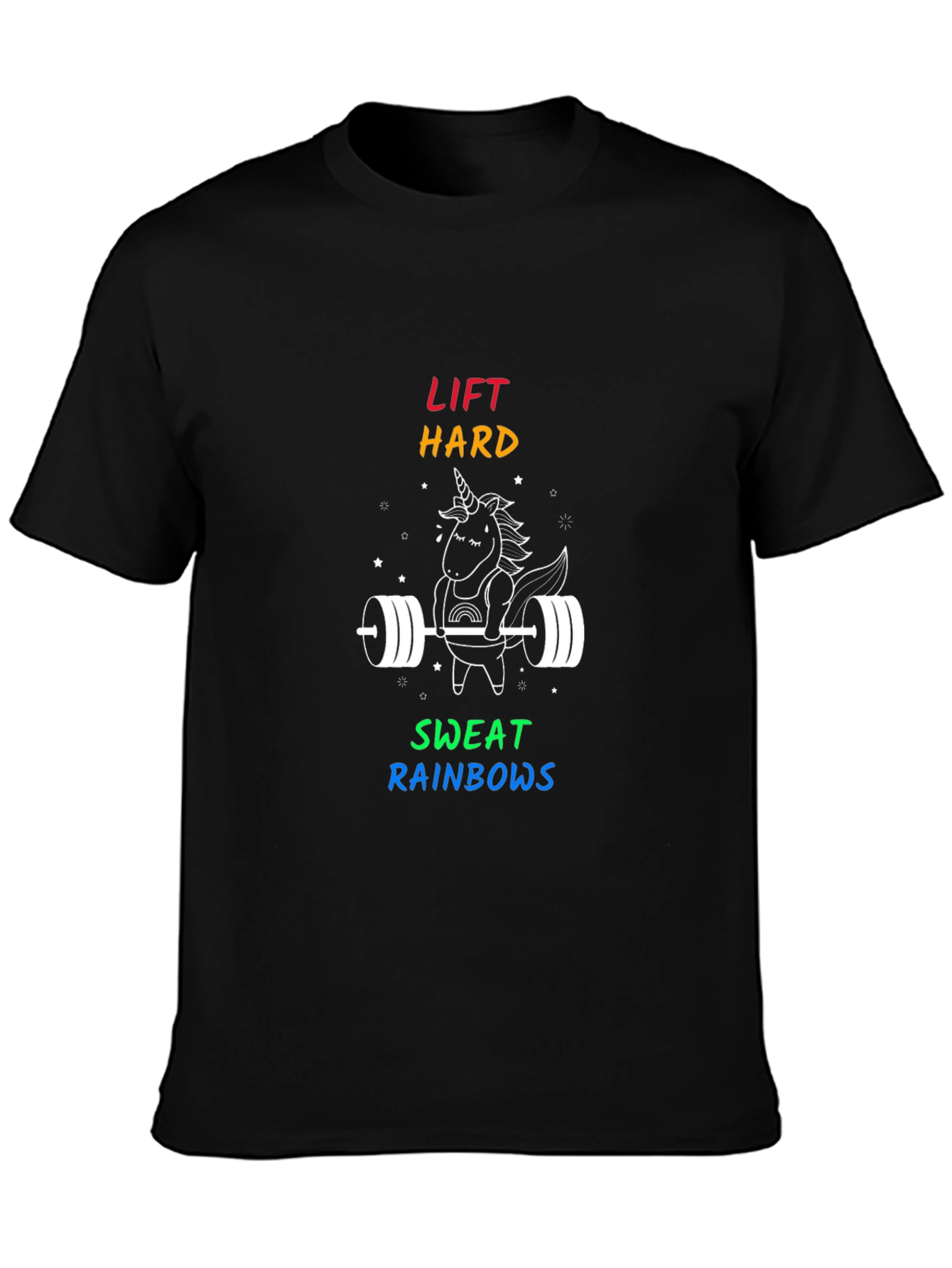 Lift Hard Sweat Rainbows T-Shirt