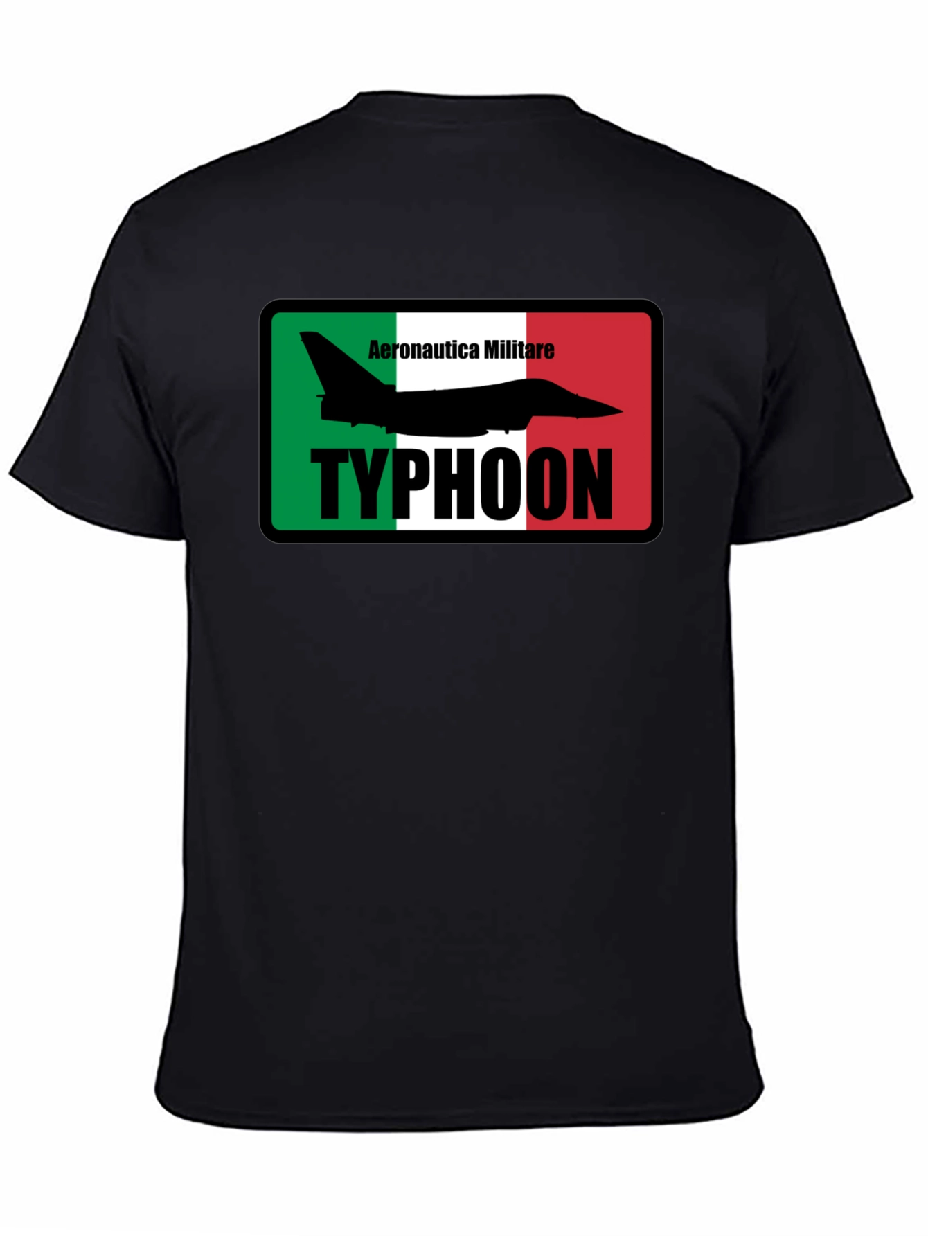 Aeronautica Militare Typhoon Jet Black T-Shirt