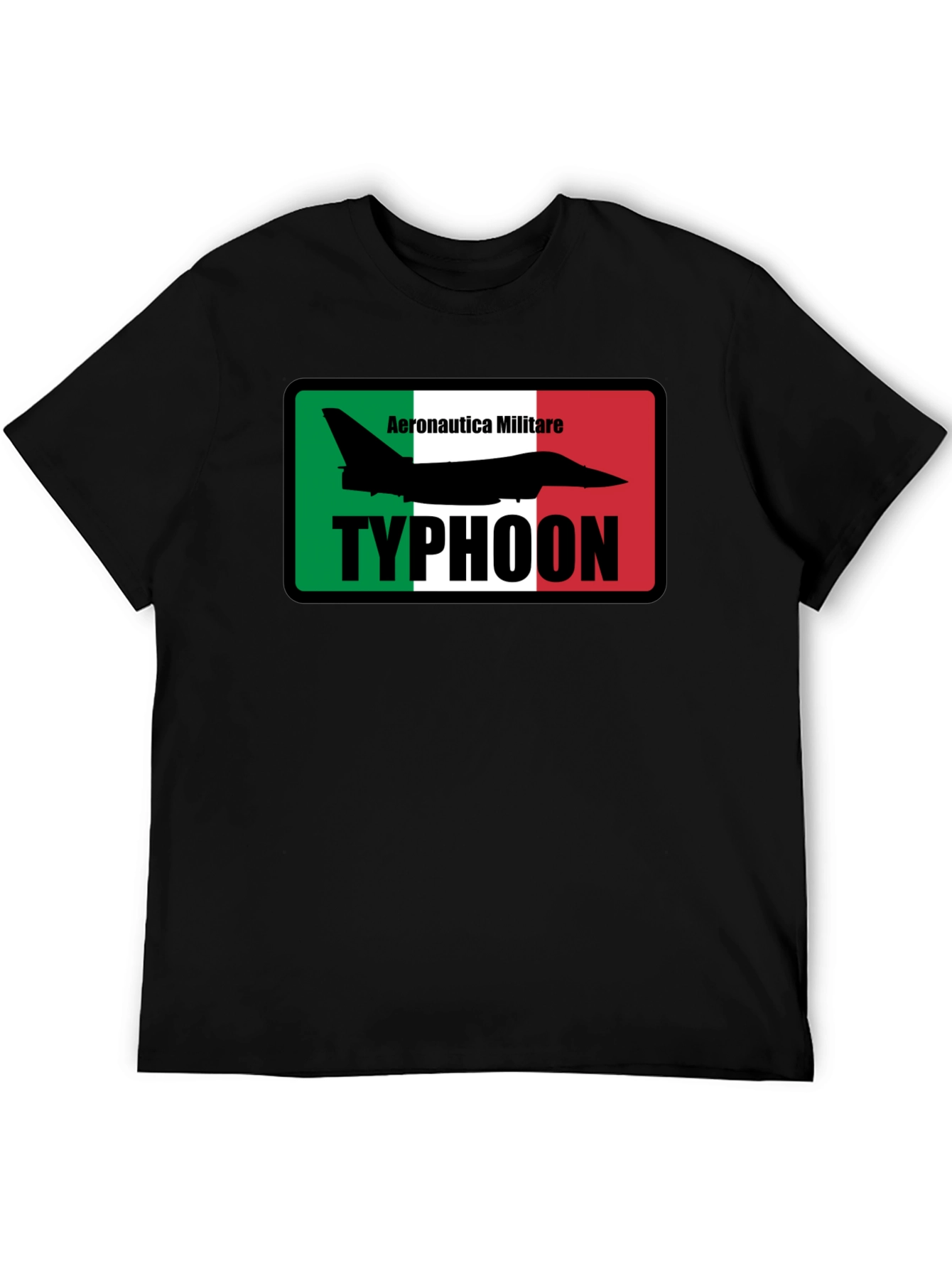Aeronautica Militare Typhoon Jet Black T-Shirt