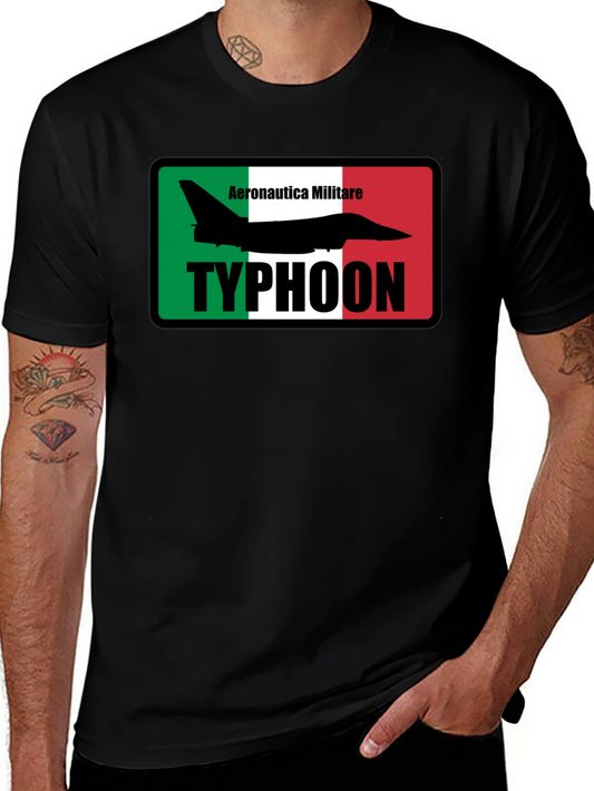 Aeronautica Militare Typhoon Jet Black T-Shirt