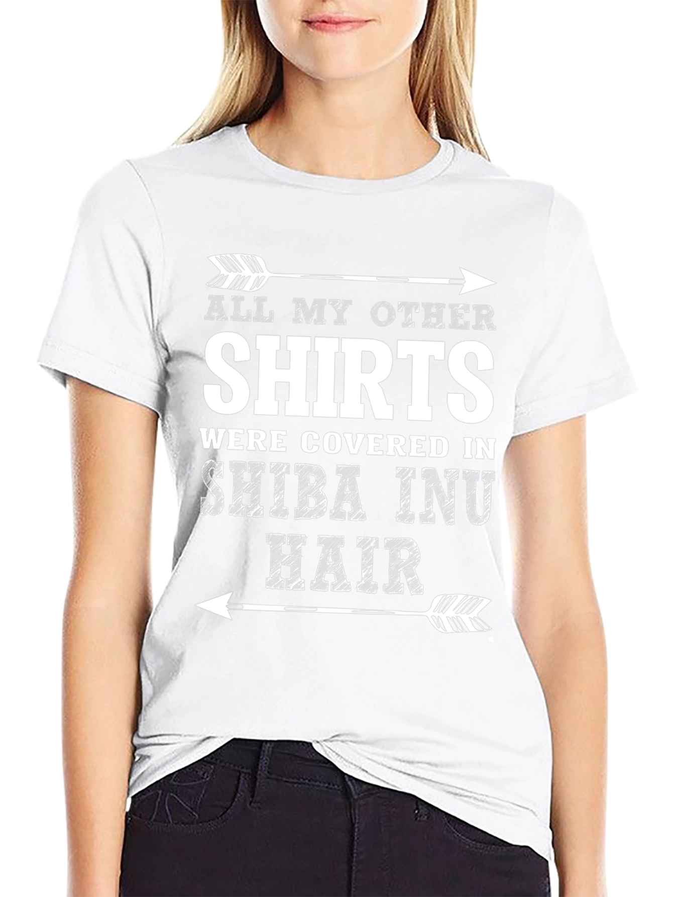 Shiba Inu Hair T-Shirt - Dog Lover Tee