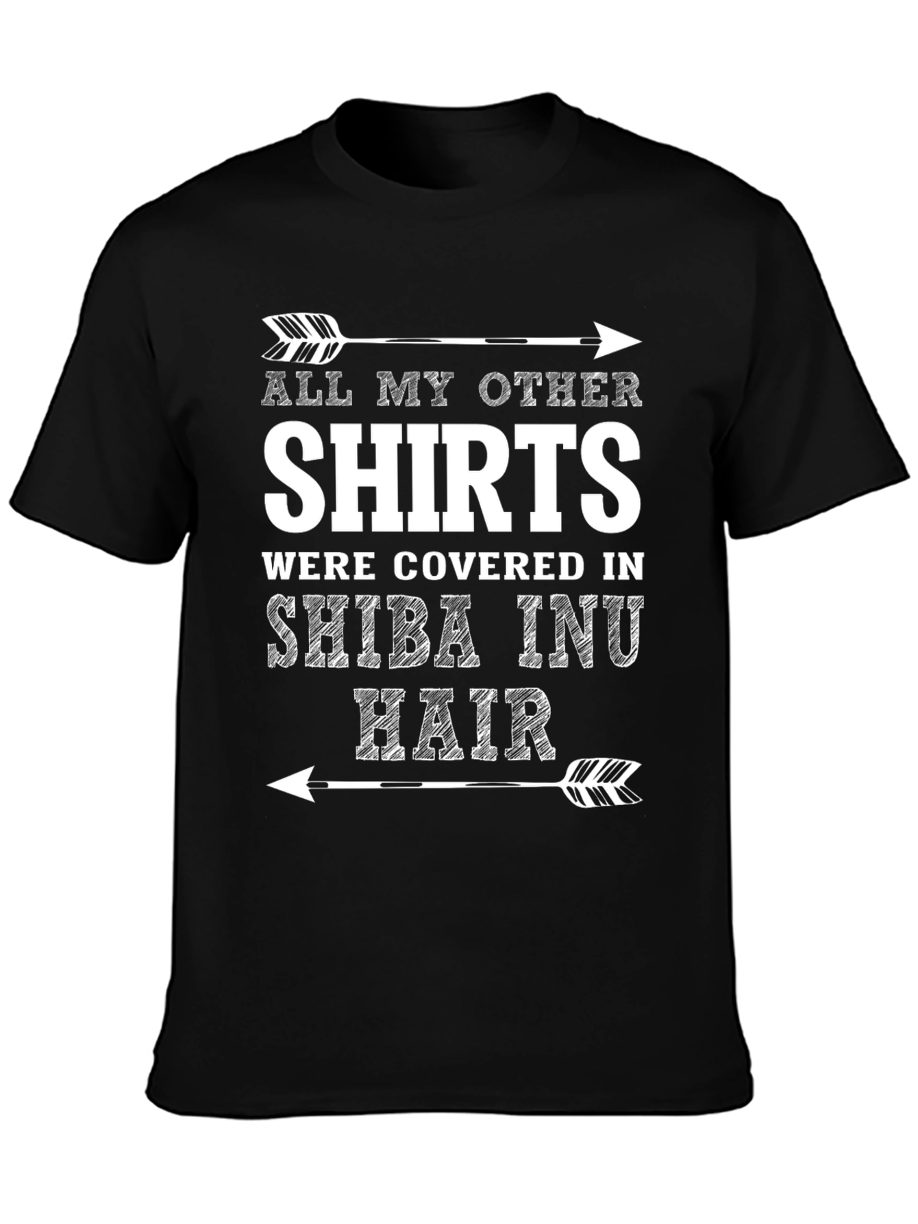 Shiba Inu Hair T-Shirt - Dog Lover Tee