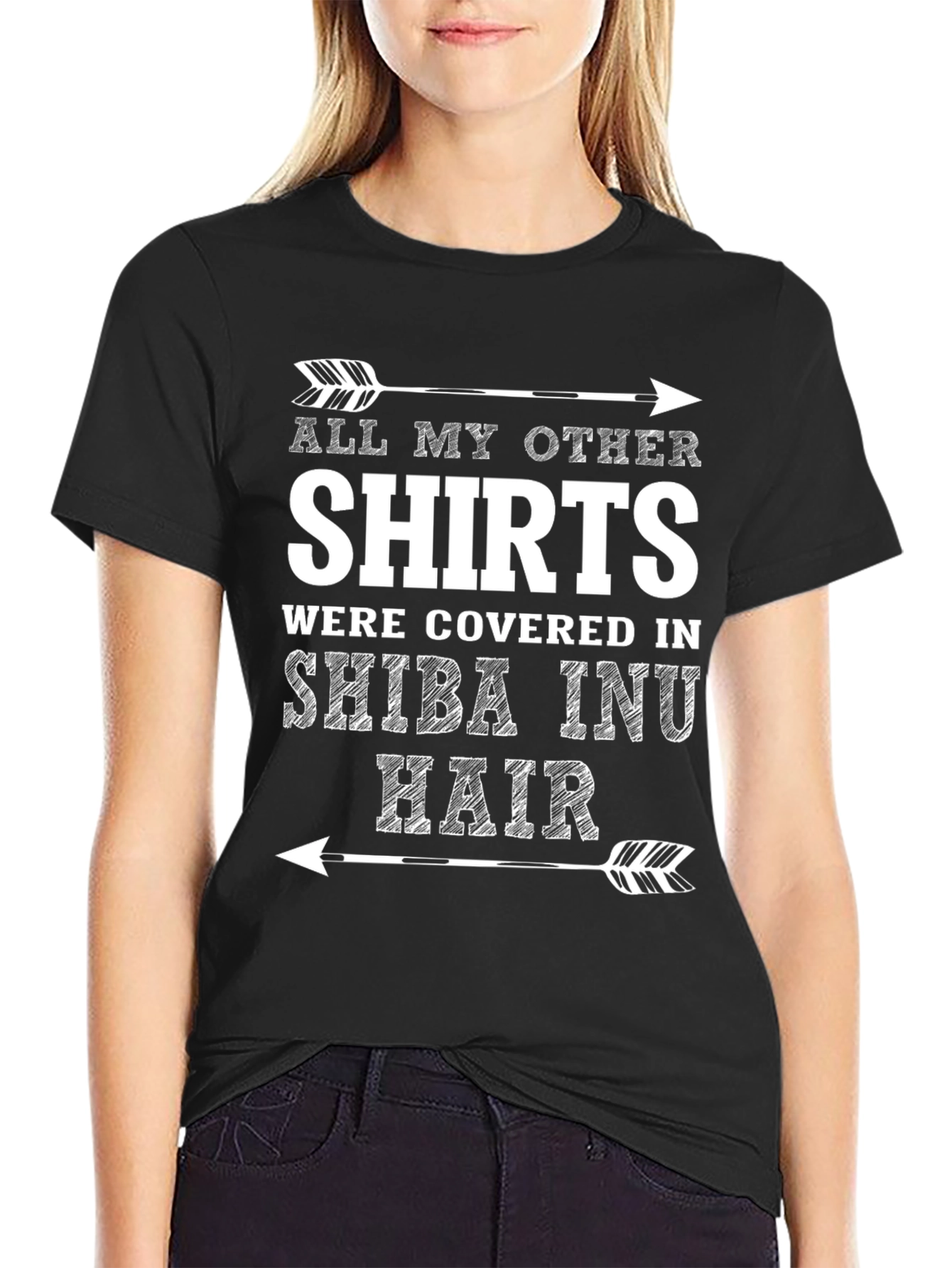 Shiba Inu Hair T-Shirt - Dog Lover Tee