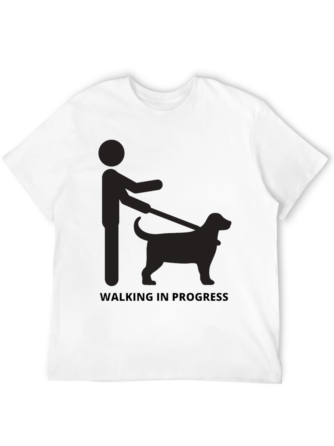 Walking In Progress Graphic T-Shirt