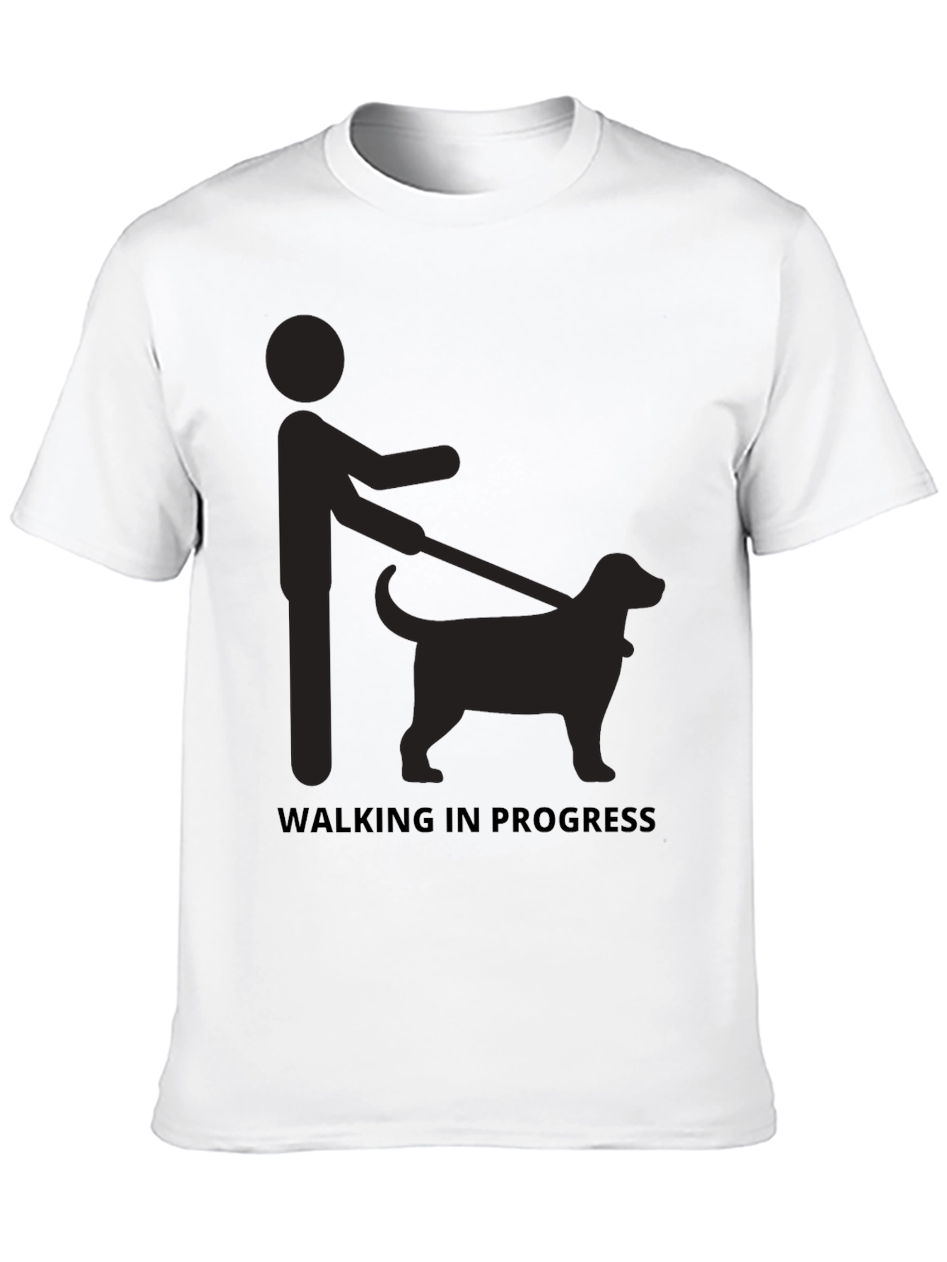 Walking In Progress Graphic T-Shirt