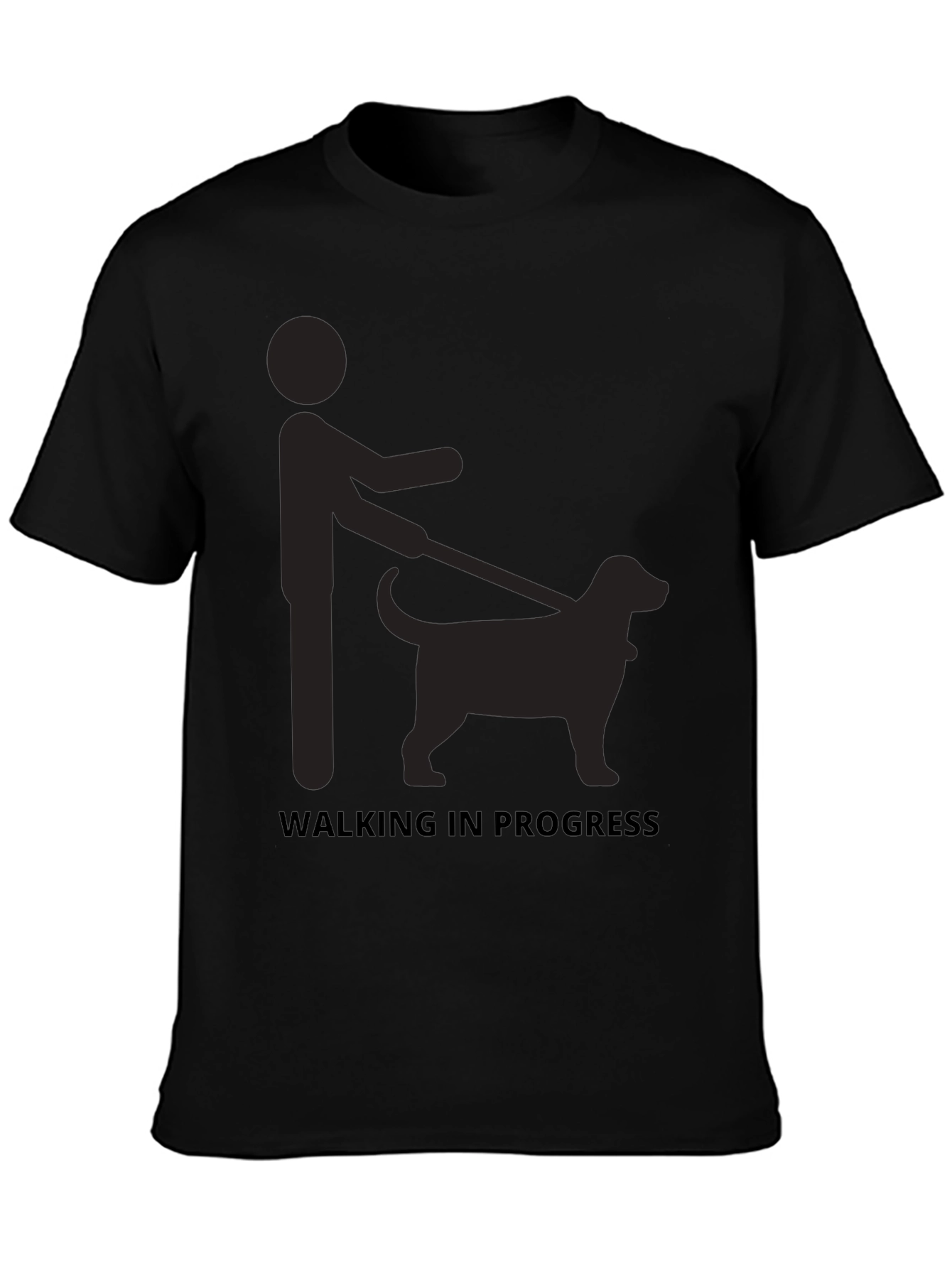 Walking In Progress Graphic T-Shirt
