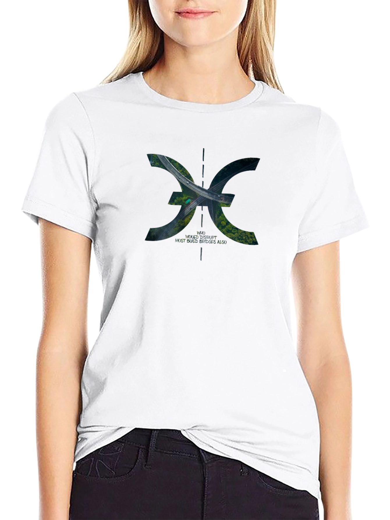 Urban Inspired Graphic Tee - Bridges Design