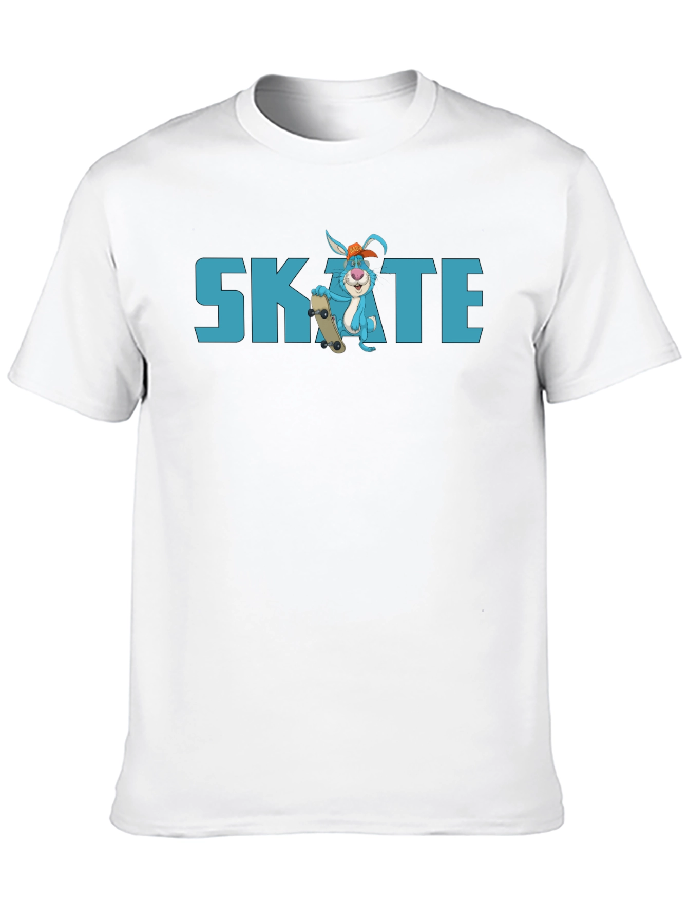 Skate Bunny T-Shirt - Black Cotton Tee